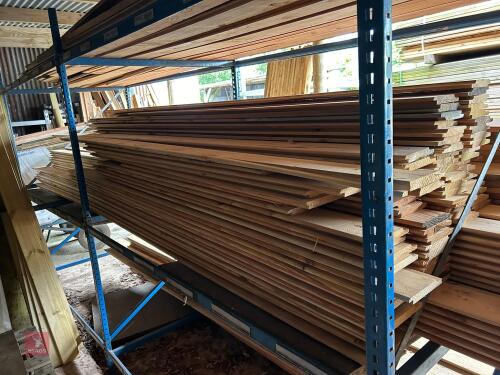 90 MIXED LENGTHS OF CEDAR CLADDING