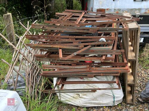 DUMPY BAG OF FIRE EXTINGUISHERS & FRAMES