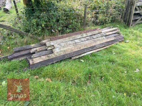 PALLET OF 4'' X 2'' RAILS