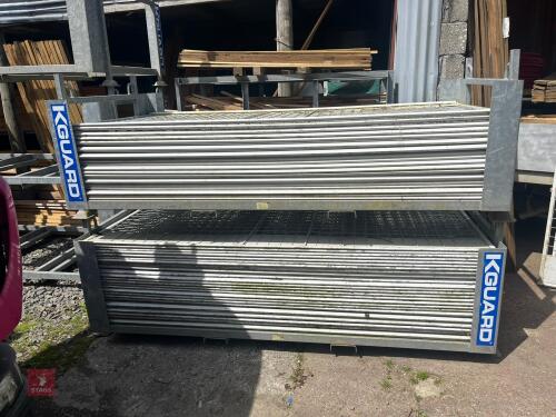 LARGE 2.7M X 1.3M GALVANISED STILLAGE