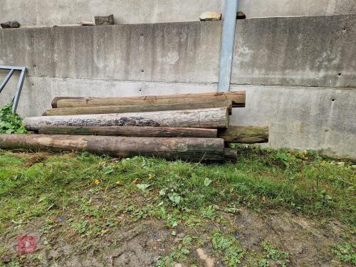 12 TELEGRAPH POLES
