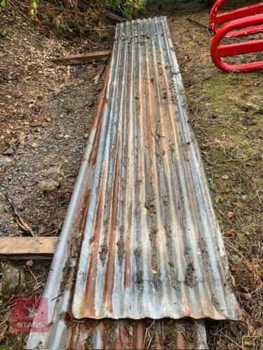 9 CORRUGATED TIN SHEETS