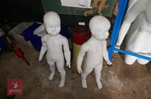PAIR OF CHILD MANNEQUINS