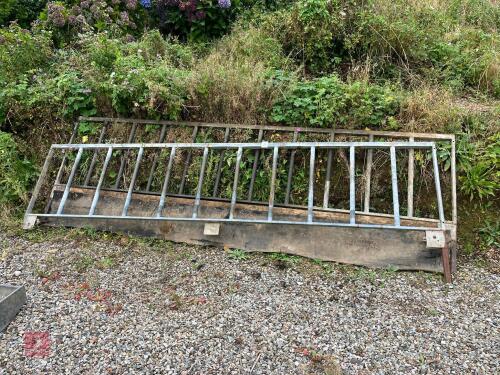 2 X 14' CATTLE FEED BARRIERS (24)