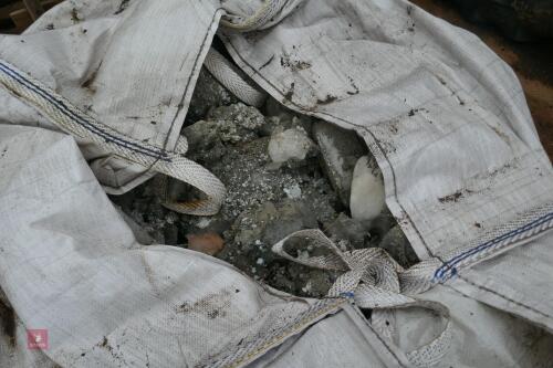 HALF A DUMPY BAG OF ROCK SALT