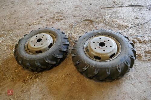 2 MITAS SMALL TRACTOR WHEELS & TYRES