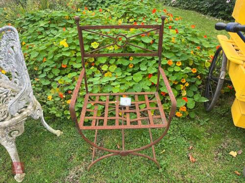 BANDED IRON CHAIR (79)