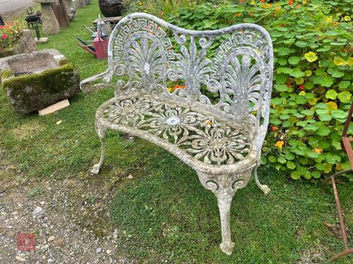 ORNATE GARDEN BENCH (80)