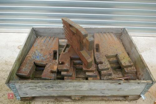 10 SAME FRONT TRACTOR WEIGHTS