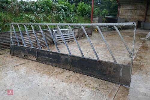 15' CATTLE FEED BARRIER