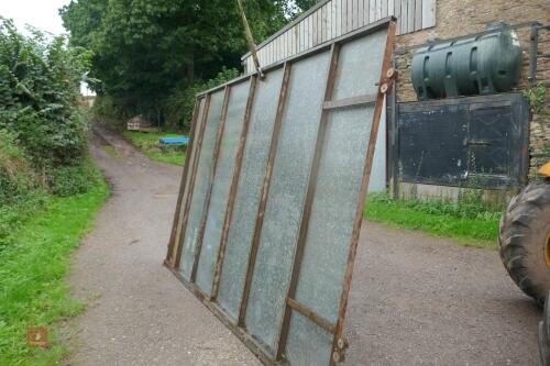 PAIR OF SHEETED DOORS