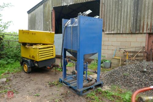 COMPRESSOR & SHOT BLASTING TANK