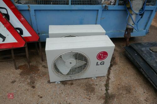 2 LG AIR CONDITIONING UNITS