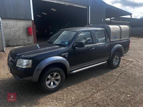 2009 FORD RANGER XLT TWIN CAB PICK-UP