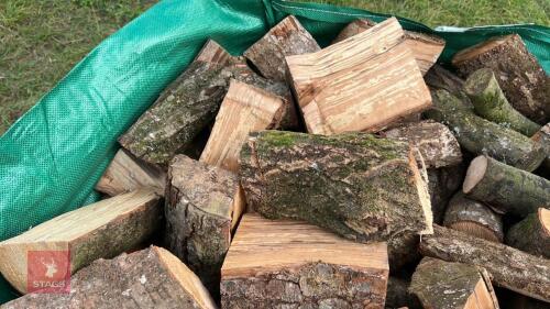 DUMPY BAG OF SEASONED LOGS