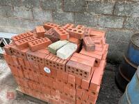 PALLET OF CHEDDAR RED FACING BRICKS - 5