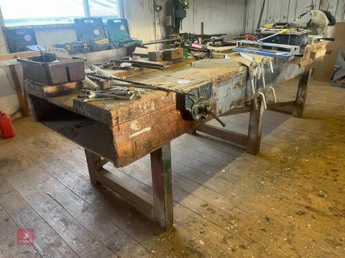 10' X 3' CARPENTRY BENCH