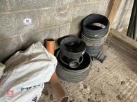 ASSORTED DRAIN PIPE & JUNCTIONS - 8