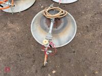 5 X GLOBAL 8 GAS BROODER HEATERS - 5