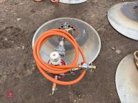 5 X GLOBAL 8 GAS BROODER HEATERS - 6