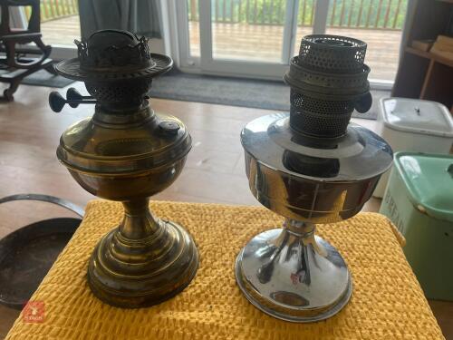 2 OIL LAMPS
