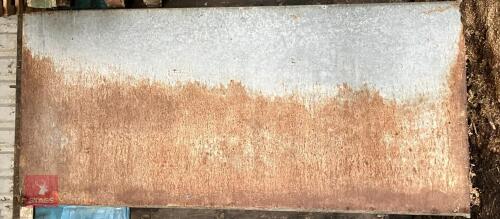 8' 2'' SHEETED GALVANISED GATE
