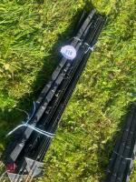 10 BLACK ELECTRIC FENCING STAKES - 2