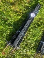 10 BLACK ELECTRIC FENCING STAKES - 4