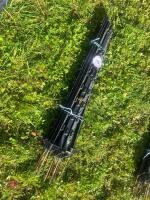 10 BLACK ELECTRIC FENCING STAKES