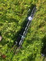 10 BLACK ELECTRIC FENCING STAKES - 3