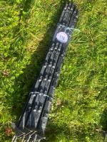 10 BLACK ELECTRIC FENCING STAKES - 2