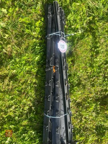 10 BLACK ELECTRIC FENCING STAKES
