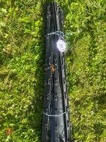 10 BLACK ELECTRIC FENCING STAKES