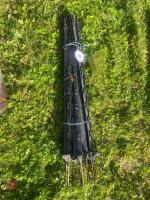 10 BLACK ELECTRIC FENCING STAKES - 2