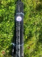 10 BLACK ELECTRIC FENCING STAKES - 2