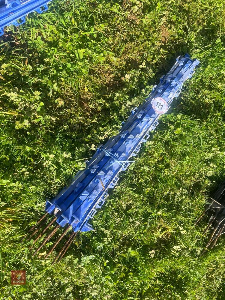 10 BLUE ELECTRIC FENCING STAKES