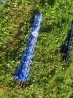 10 BLUE ELECTRIC FENCING STAKES - 4