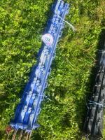 10 BLUE ELECTRIC FENCING STAKES - 2