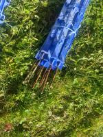 10 BLUE ELECTRIC FENCING STAKES - 3