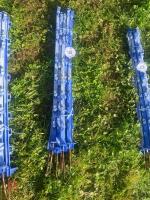 10 BLUE ELECTRIC FENCING STAKES - 4
