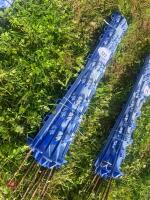 10 BLUE ELECTRIC FENCING STAKES - 3
