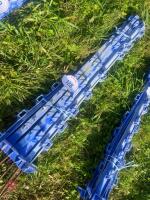 10 BLUE ELECTRIC FENCING STAKES - 4