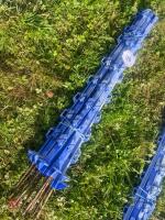10 BLUE ELECTRIC FENCING STAKES - 3