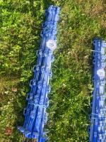 10 BLUE ELECTRIC FENCING STAKES - 4