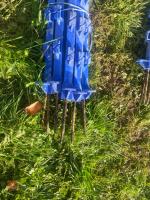 10 BLUE ELECTRIC FENCING STAKES - 3