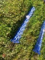 10 BLUE ELECTRIC FENCING STAKES