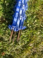 10 BLUE ELECTRIC FENCING STAKES - 3