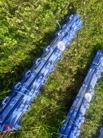 10 BLUE ELECTRIC FENCING STAKES - 3