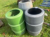 3 WATER BUTTS - 3
