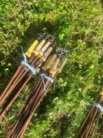 20 METAL ELECTRIC FENCING STAKES - 2